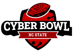 NC State's Cyber Bowl logo shows a shield and football